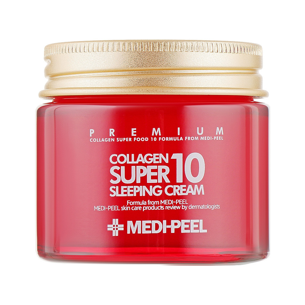 Крем для обличчя Medi-Peel Collagen Super10 Sleeping Cream Омолоджувальний нічний з колагеном 70 мл (8809409342382) - зображення 1