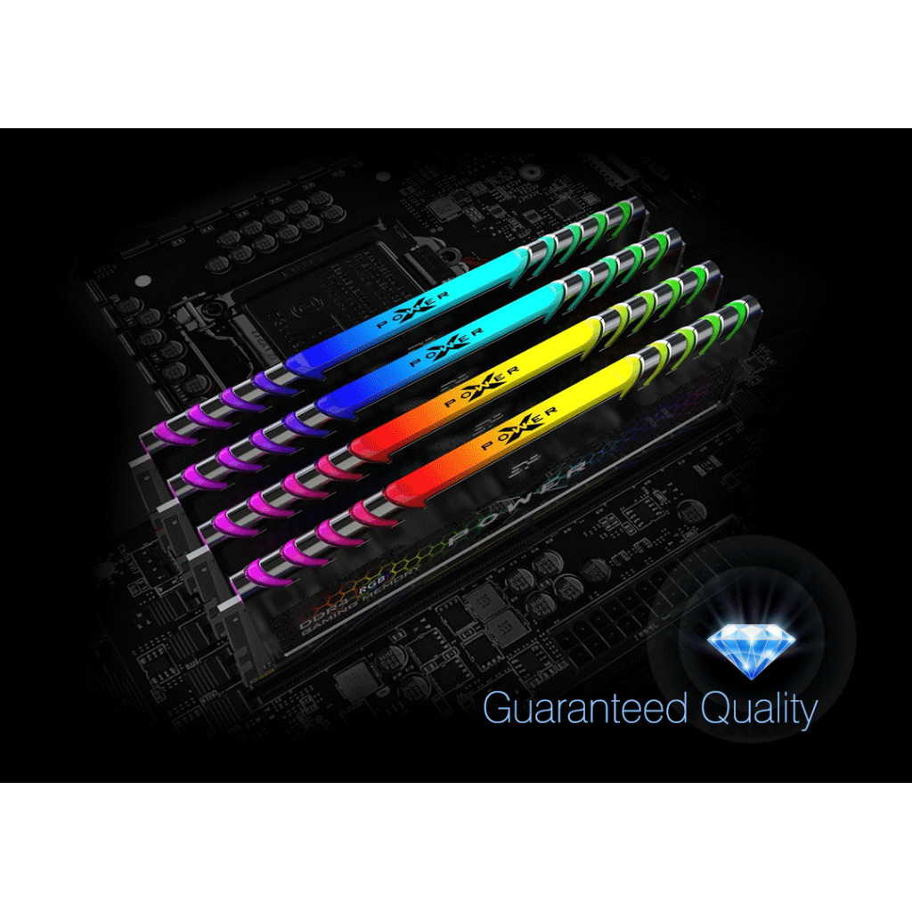 Модуль пам'яті для комп'ютера DDR4 32GB (2x16GB) 3200 MHz XPOWER Turbine RGB Silicon Power (SP032GXLZU320BDB) - зображення 3