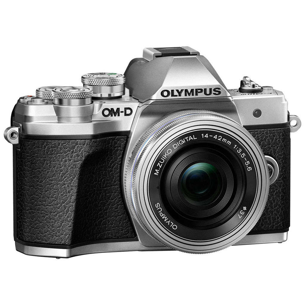Цифровий фотоапарат Olympus E-M10 mark III Pancake Double Zoom 14-42 + 40-150 Kit S/S/B (V207074SE000) - зображення 3