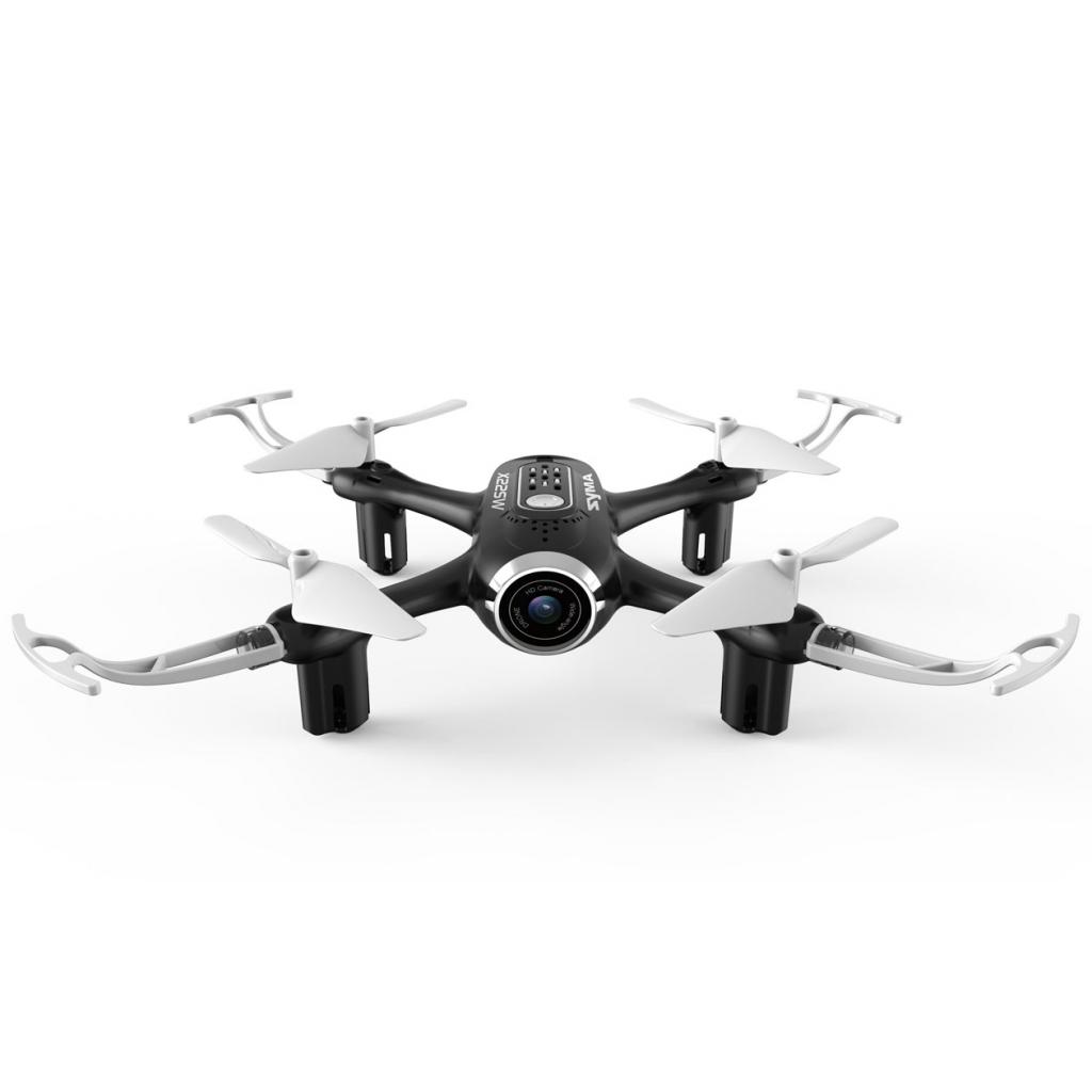 Радіокерована іграшка Syma Квадрокоптер 2,4 Ггц з FPV-камерою 14,4 cм (X22SW Black) - зображення 2