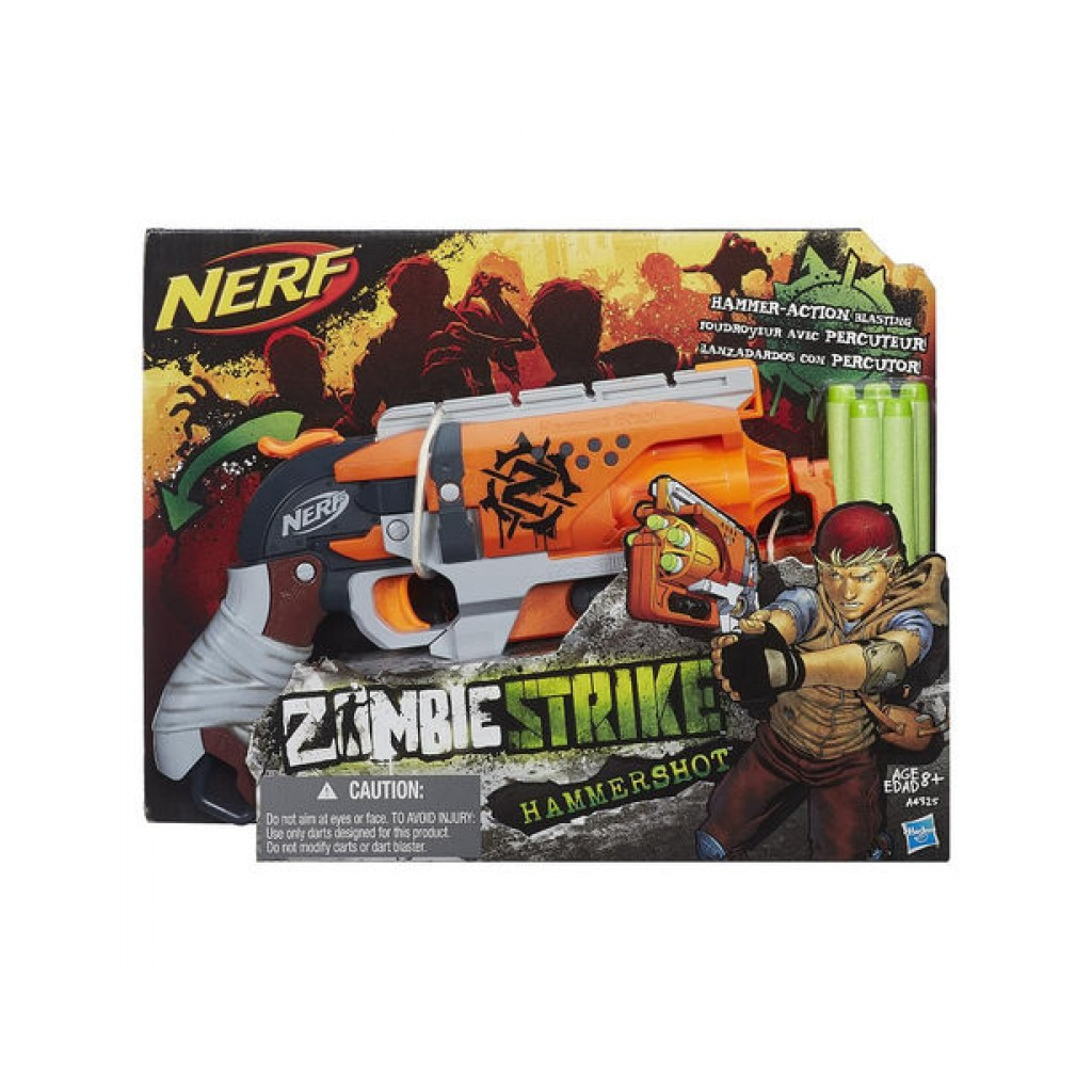 Іграшкова зброя Hasbro Nerf Zombie Strike Hammershot (A4325) - зображення 2