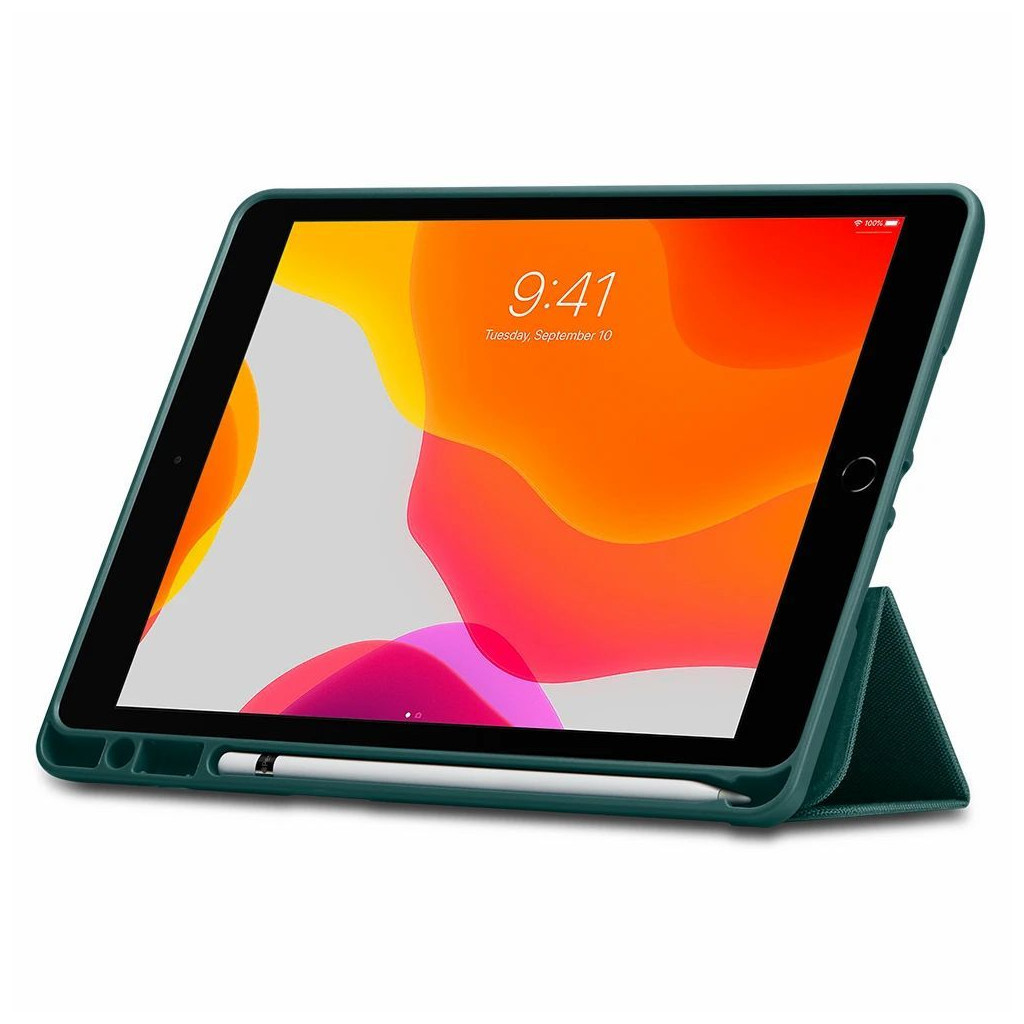 Чохол до планшета Spigen Apple iPad 10.2" (2021-2020-2019) Urban Fit, Midnight Green (ACS01062) - зображення 11