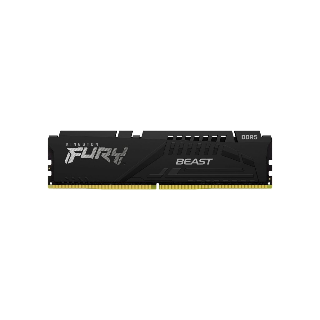 Модуль пам'яті для комп'ютера DDR5 16GB 5200 MHz Beast Black Kingston Fury (ex.HyperX) (KF552C40BB-16) - зображення 1