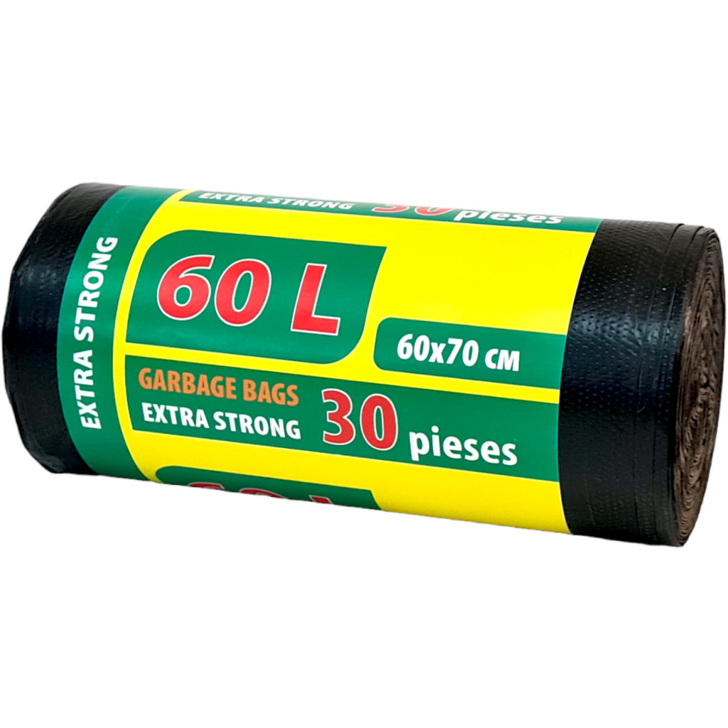 Пакети для сміття Grey Pack 60 л 30 шт. (l6030) - зображення 1
