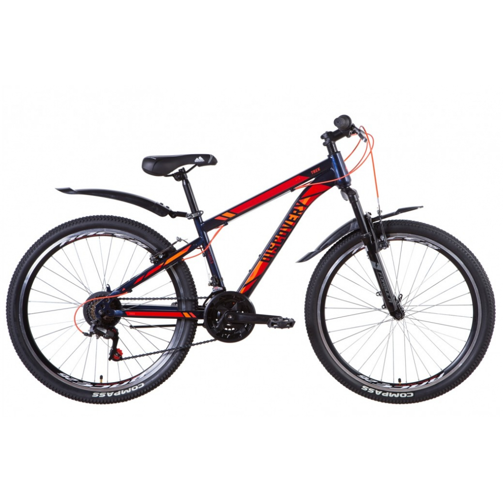 Велосипед Discovery 26" TREK Vbr рама-13" 2021 Blue/Orange (OPS-DIS-26-378) - зображення 1