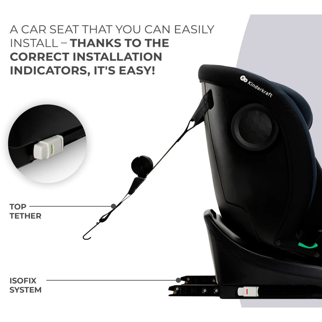 Автокрісло Kinderkraft i-Grow i-Size Black (KCIGRO00BLK0000) (5902533923670) - зображення 11