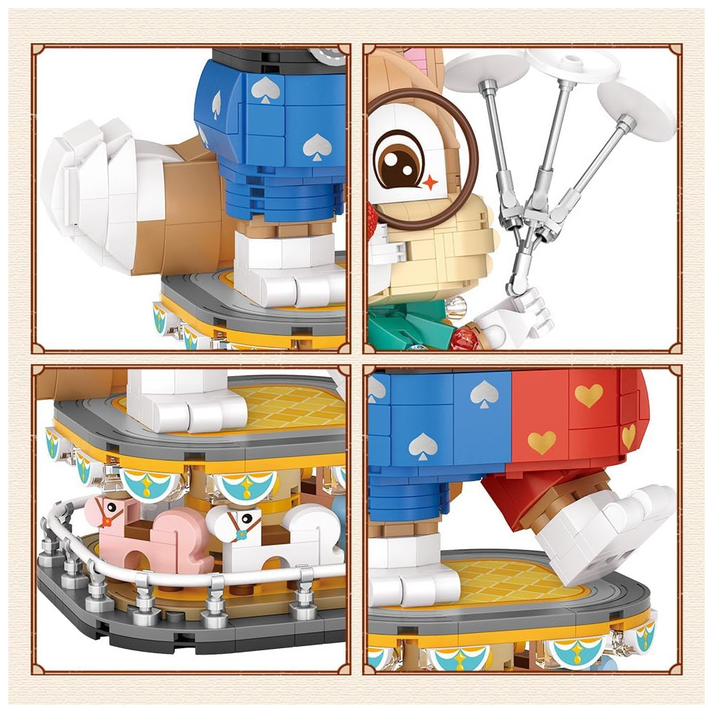 Конструктор LOZ mini Клоун Білка (1947) - зображення 5