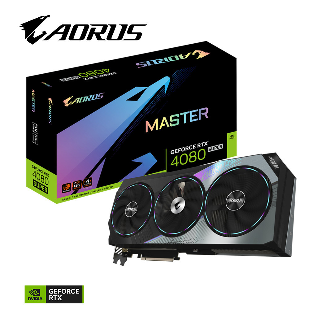Відеокарта GIGABYTE GeForce RTX4080 SUPER 16Gb AORUS MASTER (GV-N408SAORUS M-16GD) - зображення 7