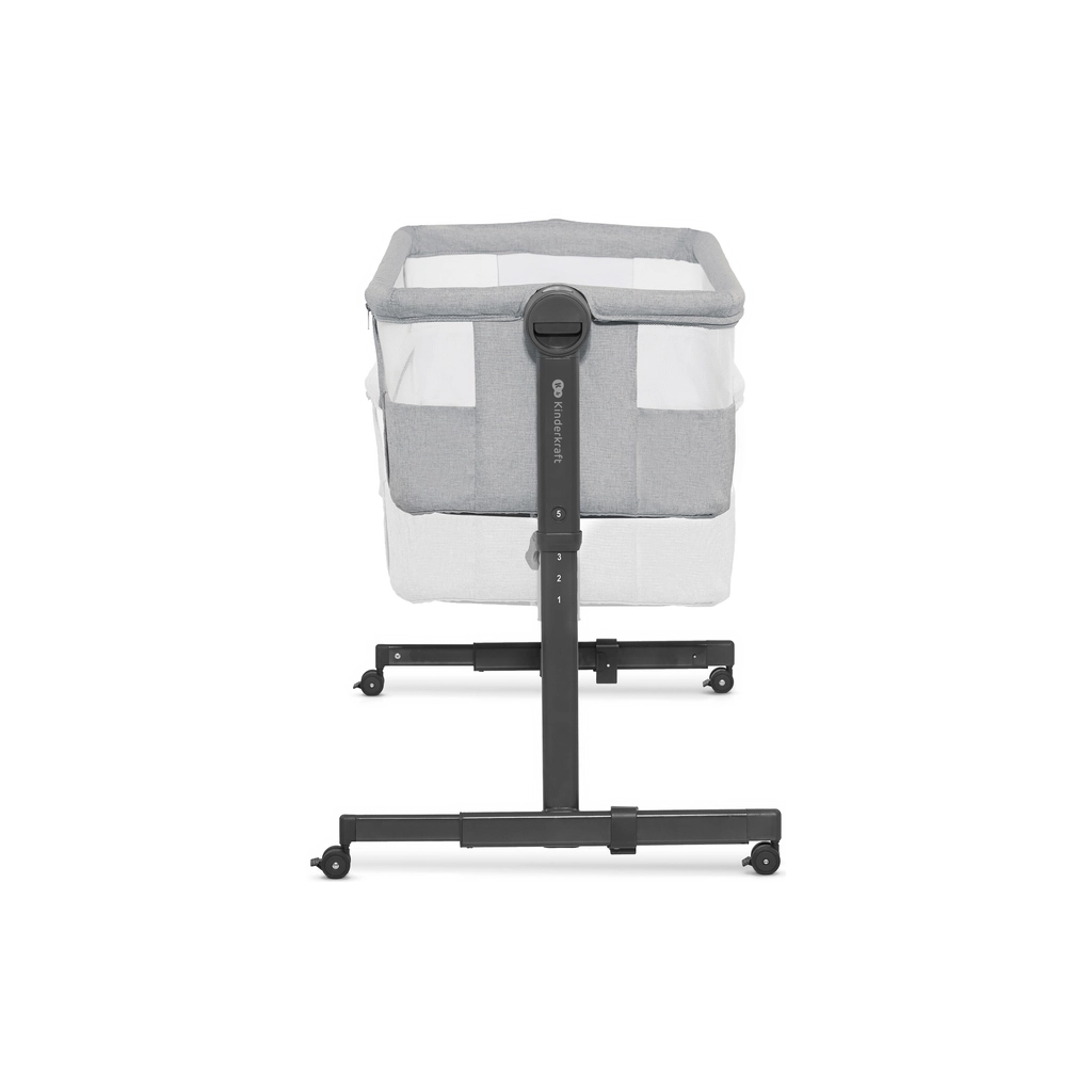 Ліжечко Kinderkraft Приставне ліжечко-люлька Neste Up 2 Light Grey (5902533924523) - изображение 4