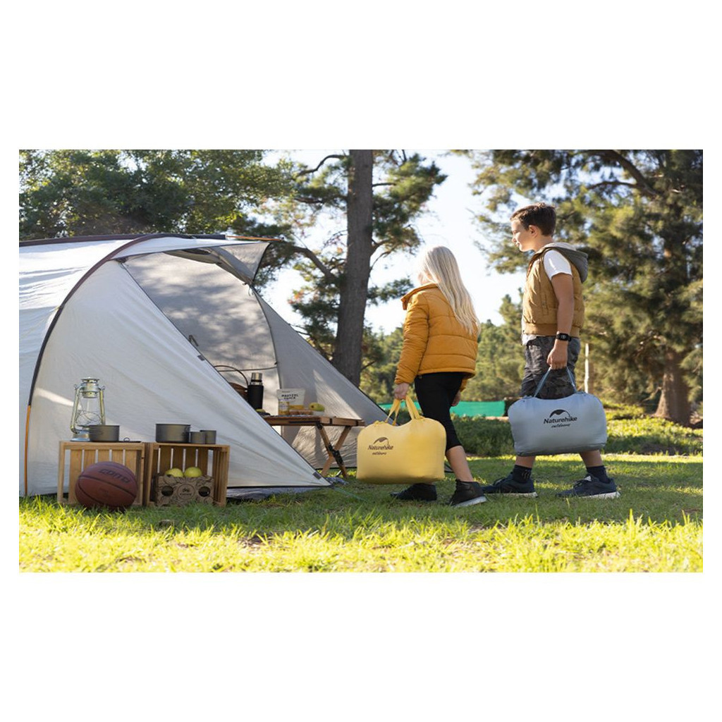 Спальний мішок Naturehike дитячий С300 NH21MSD01 жовтий (6927595774656) - зображення 5