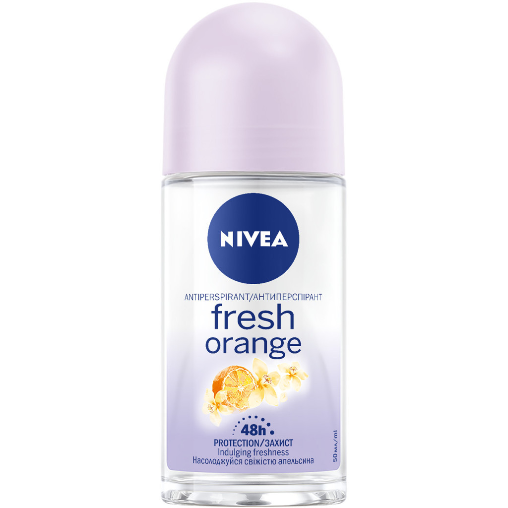 Антиперспірант Nivea Fresh Orange Свіжий апельсин кульковий 50 мл (4005900965868/4006000008035) - изображение 1