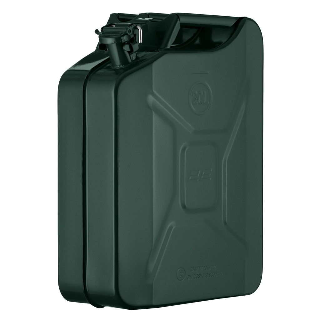 Каністра автомобільна 2E 20л, метал, 0.8мм, зелений (2E-JCM20V) - зображення 1