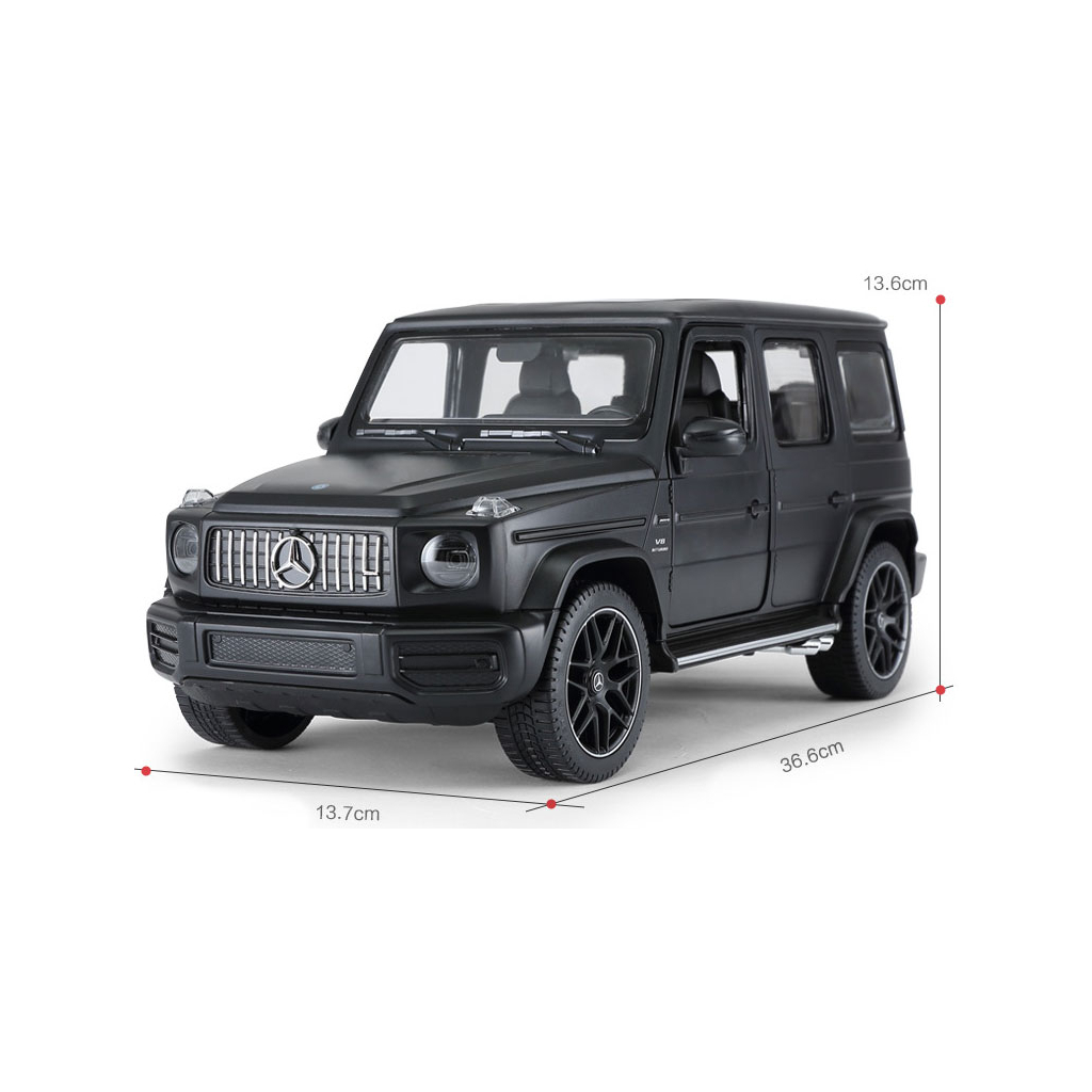 Радіокерована іграшка Rastar Mercedes-Benz G63 AMG 1:14 чорний (95760 black) - зображення 3