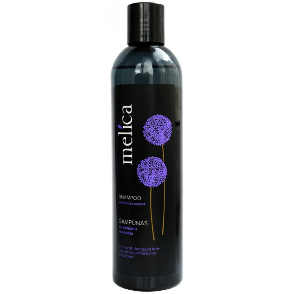 Шампунь Melica Black з екстрактом цибулі для пошкодженого волосся 300 мл (4770416003518) - зображення 1