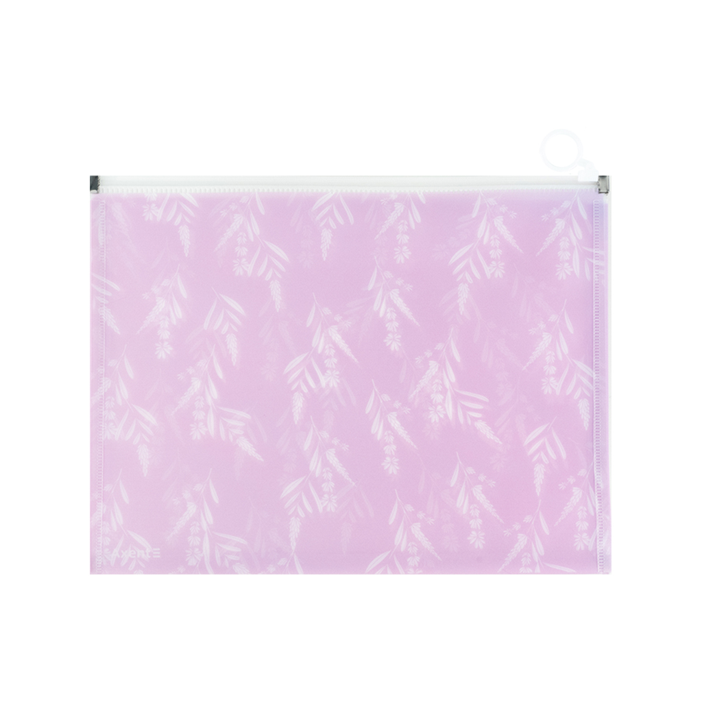 Папка на блискавці Axent zip-lock А4+ Lavender-3 (1497-38-A) - изображение 2
