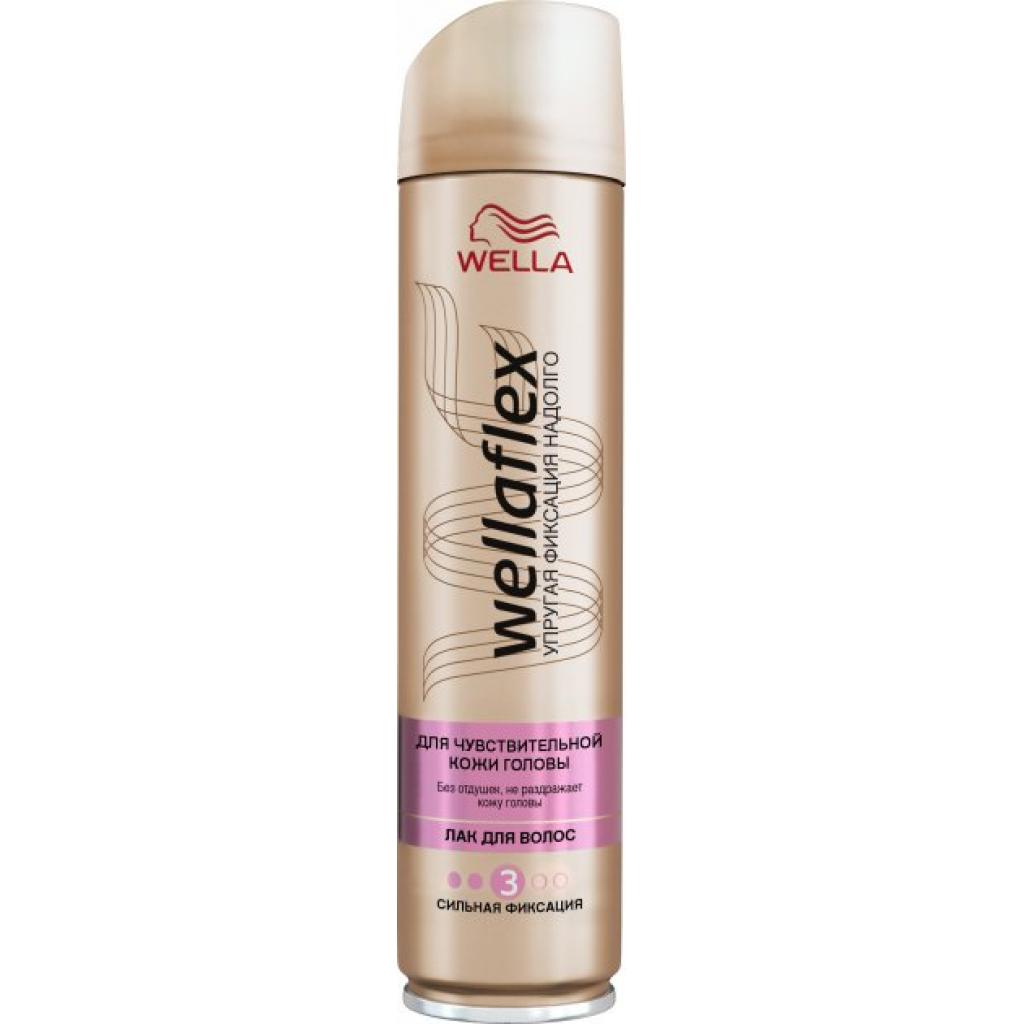 Лак для волосся WellaFlex Для чутливої шкіри голови сильної фіксації 250 мл (8699568541692) - зображення 1