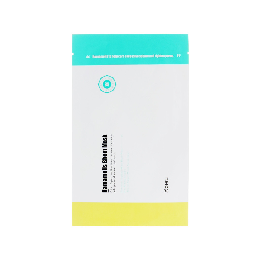 Маска для обличчя A'pieu Hamamelis Sheet Mask 21 г (8809581450868) - зображення 1