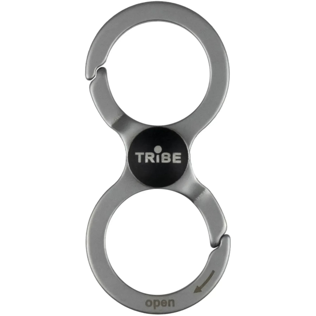 Карабін туристичний Tribe Twin Lock (T-LB-0007-metal) - зображення 1