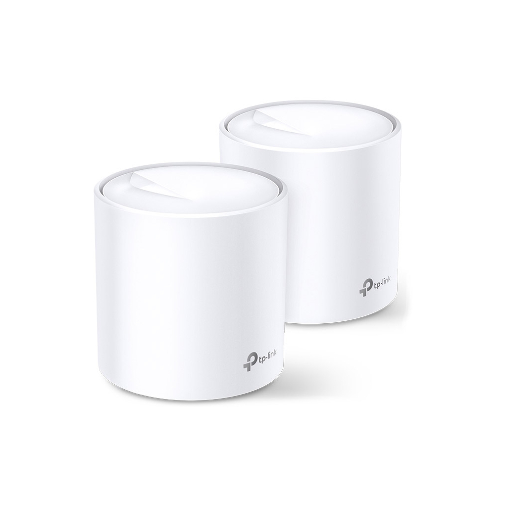 Точка доступу Wi-Fi TP-Link DECO X20 2PK AX1800 1xGE LAN 1xGE WAN MU-MIMO OFDMA MESH (DECO-X20-2-PACK) - зображення 1