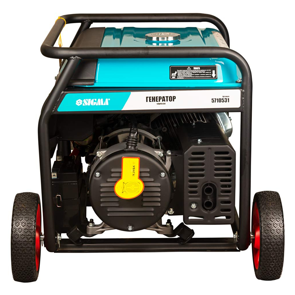 Генератор Sigma 220V/380V 3ф 9.5/10.0kW электрозапуск (5710531) - зображення 5