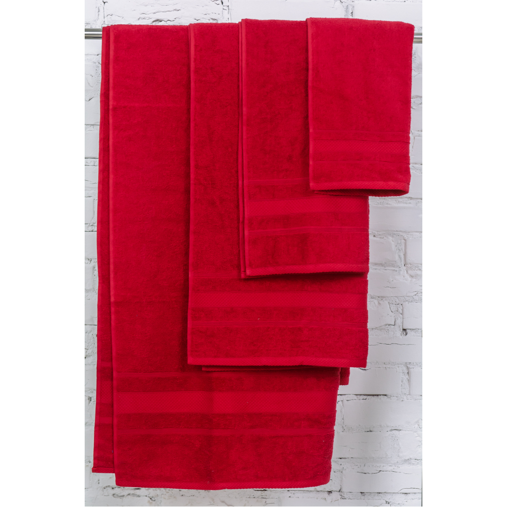 Рушник MirSon набір банний 5070 Elite SoftNess Bordo 40х70, 50х90, 70х140, (2200003975628) - зображення 3