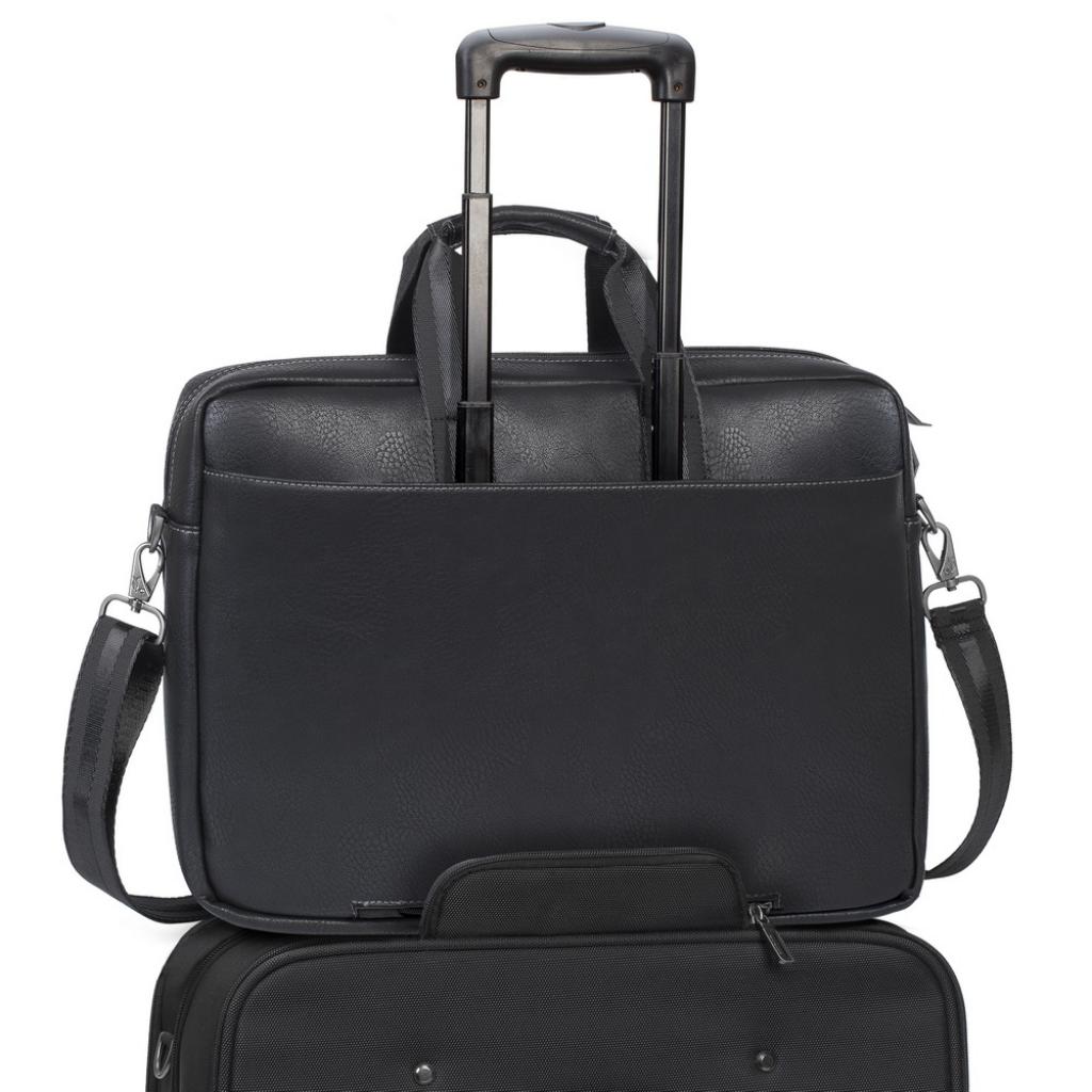 Сумка для ноутбука RivaCase 16" 8940 PU Black - зображення 8