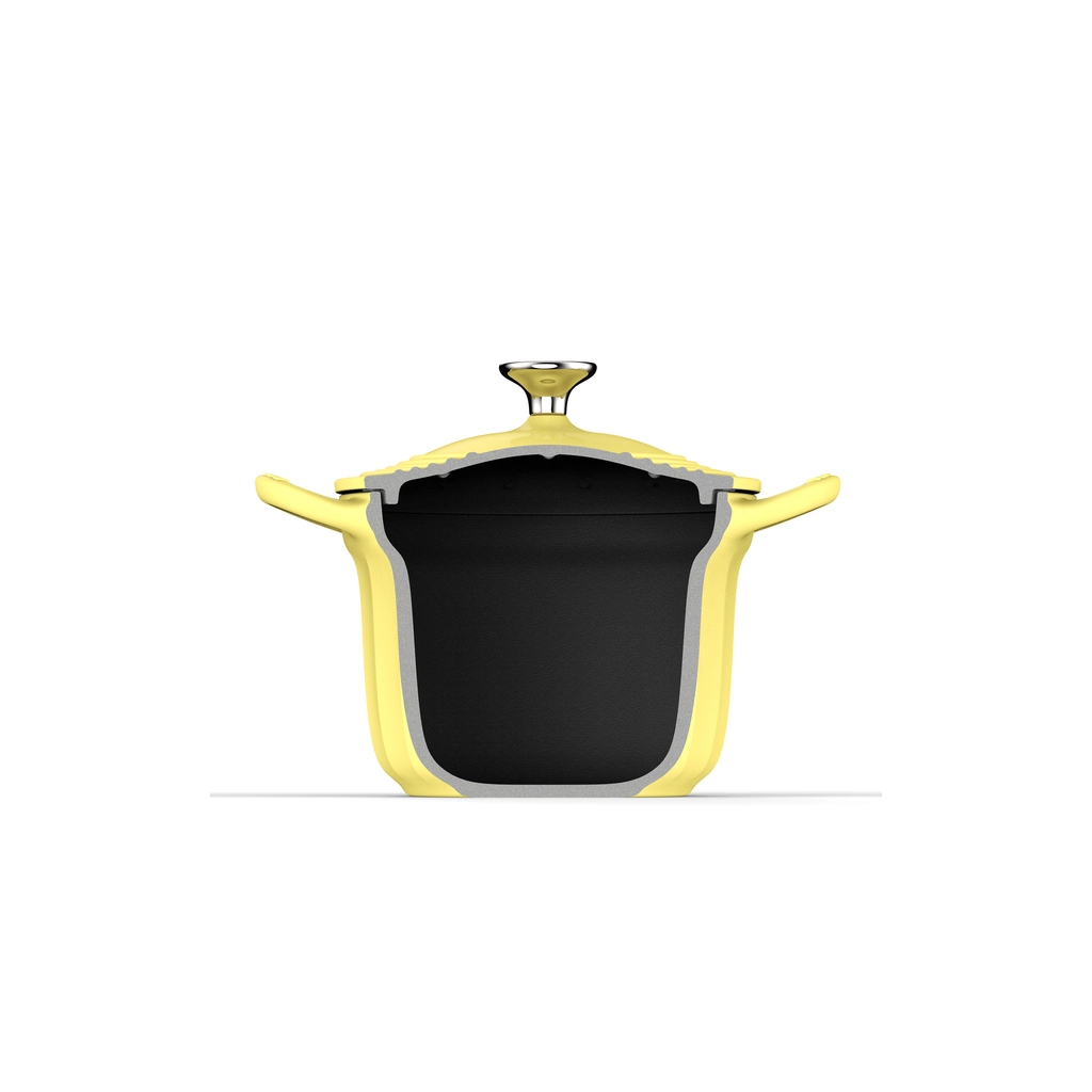 Гусятниця Buydeem CP541 Mellow Yellow чавунна емальована 1.8 л (CP541-MY) - зображення 6
