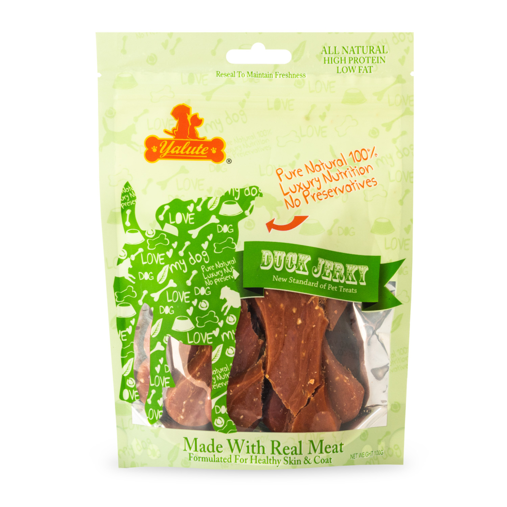 Ласощі для собак Yalute Bone Shape 100 г (качка та банан) (4820261920505) - зображення 1
