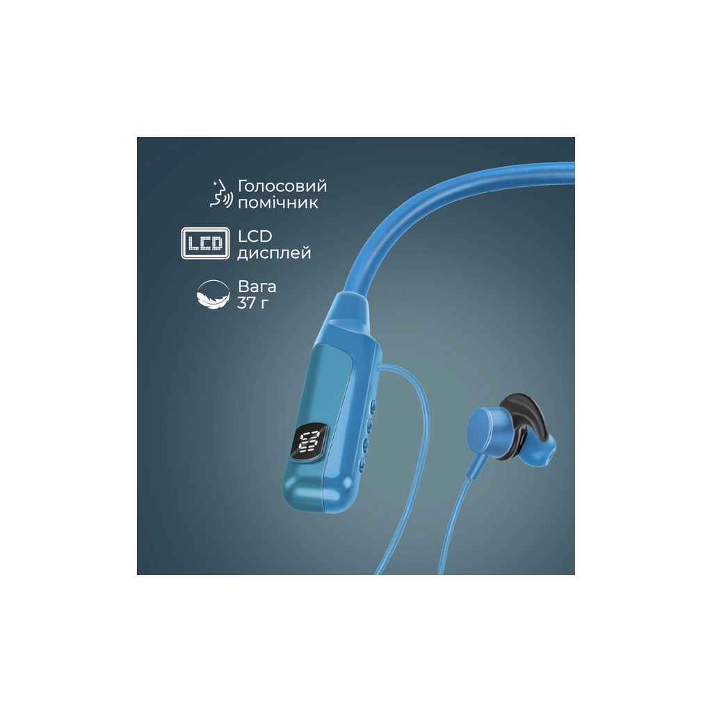 Навушники Promate Blend Blue (blend.blue) - зображення 10