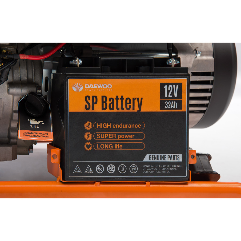 Генератор Daewoo GDA 7500E-3 6,5kW (GDA7500E-3) - зображення 5