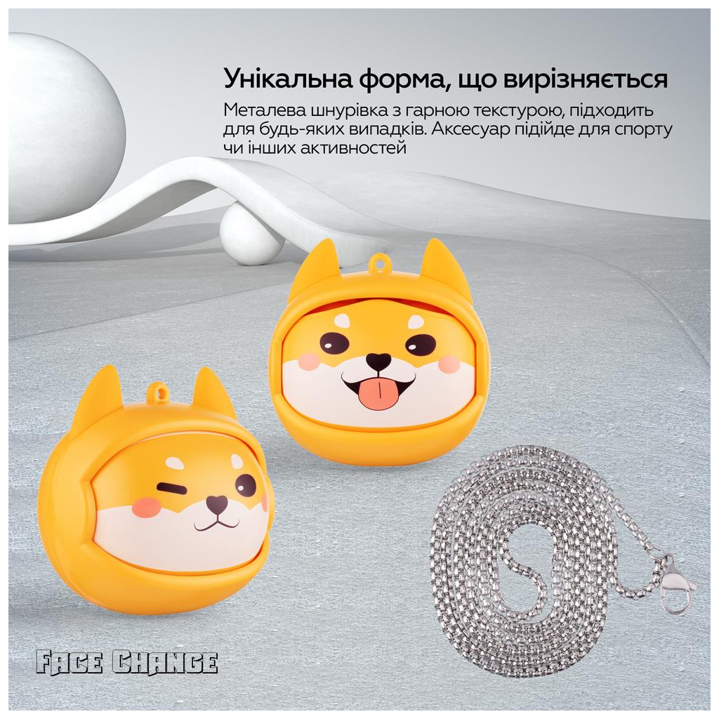 Навушники XoKo G05-face changing TWS Yellow (G05-YEL) - зображення 4