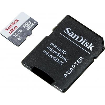 Карта пам'яті SanDisk 16GB microSD class 10 UHS-I Ultra (SDSQUNB-016G-GN3MA) - зображення 2