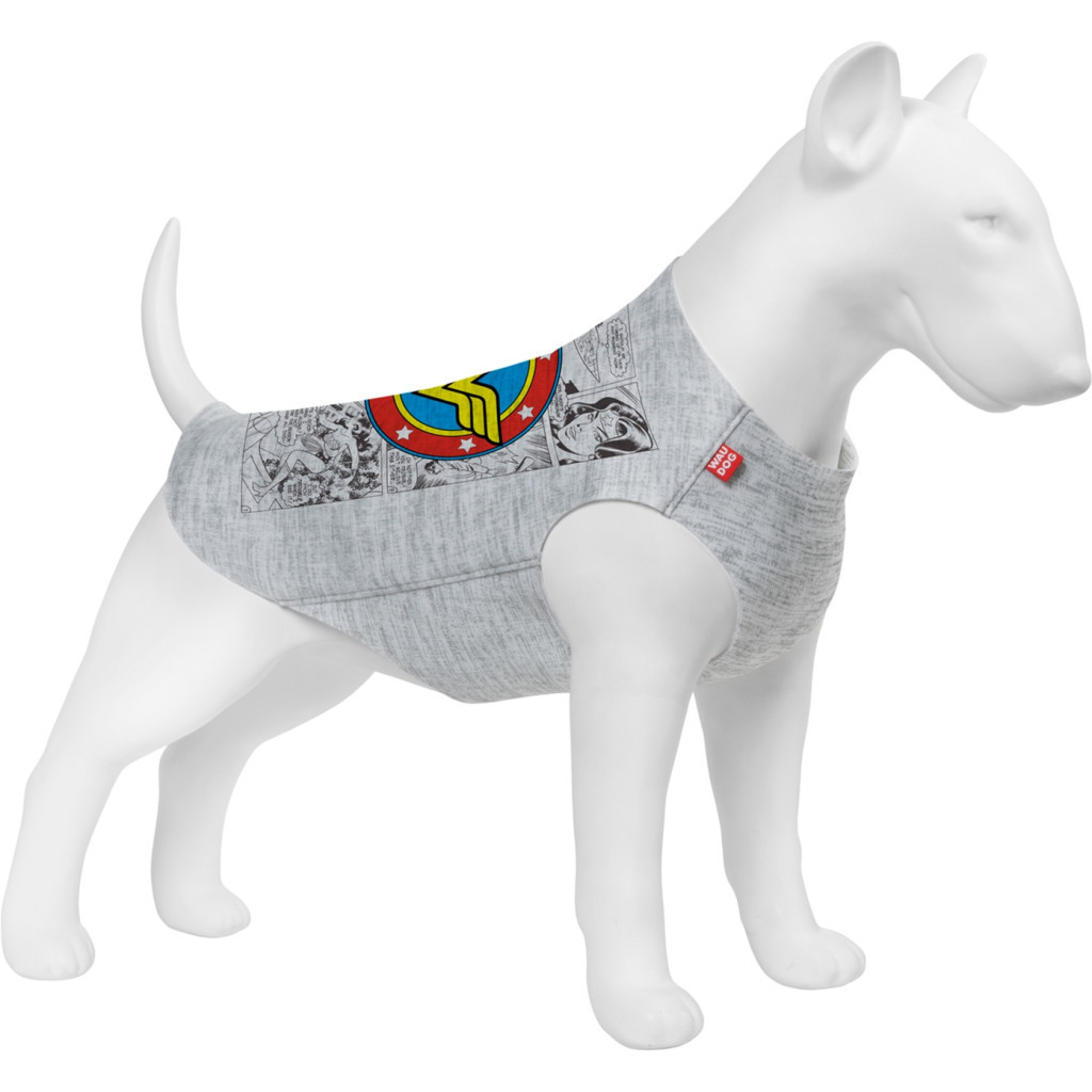 Борцівка для тварин WAUDOG Clothes "Диво-жінка комікс" S30 (294-4009) - зображення 1