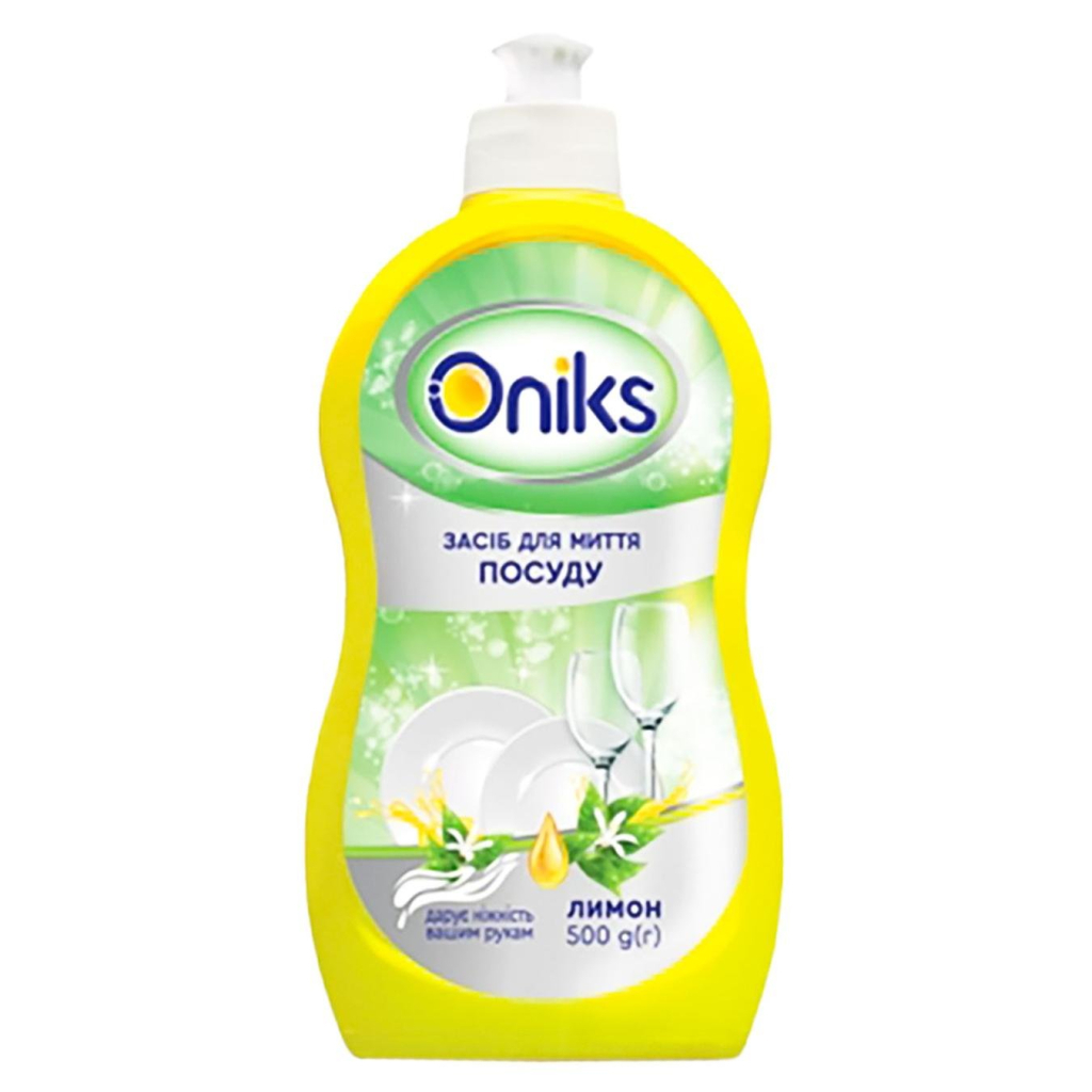 Засіб для ручного миття посуду Oniks Лимон 500 г (4820191760394) - зображення 1