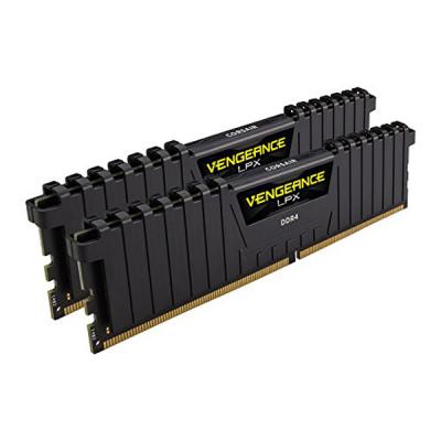 Модуль пам'яті для комп'ютера DDR4 16GB (2x8GB) 2400 MHz Vengeance LPX Black Corsair (CMK16GX4M2A2400C14) - зображення 3