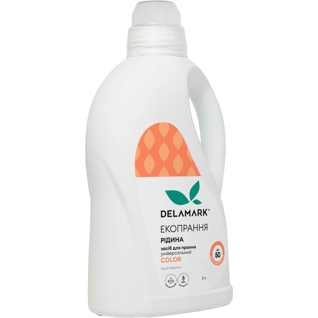 Гель для прання DeLaMark Color рідина 2 л (4820152330864) - зображення 1