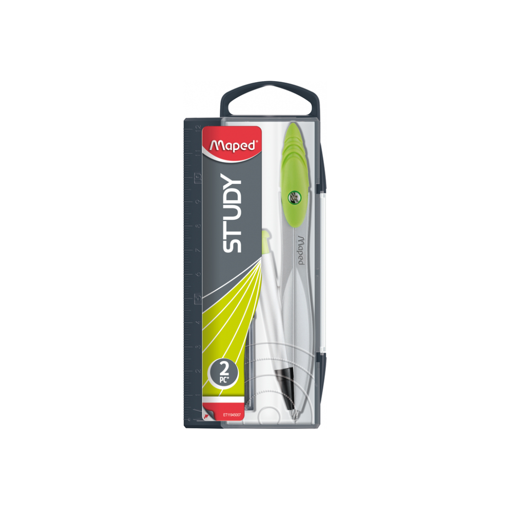 Циркуль Maped металевий STUDY з механічним олівцем асорті (MP.119430) - изображение 5