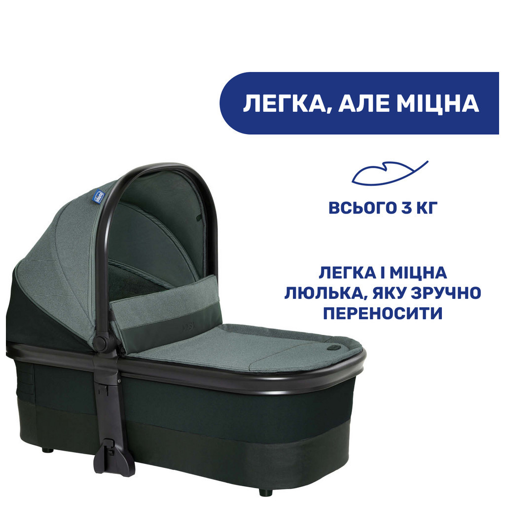 Коляска Chicco 2 в 1 Mysa Зелена (2900990849444) (87026.30.01) - зображення 3