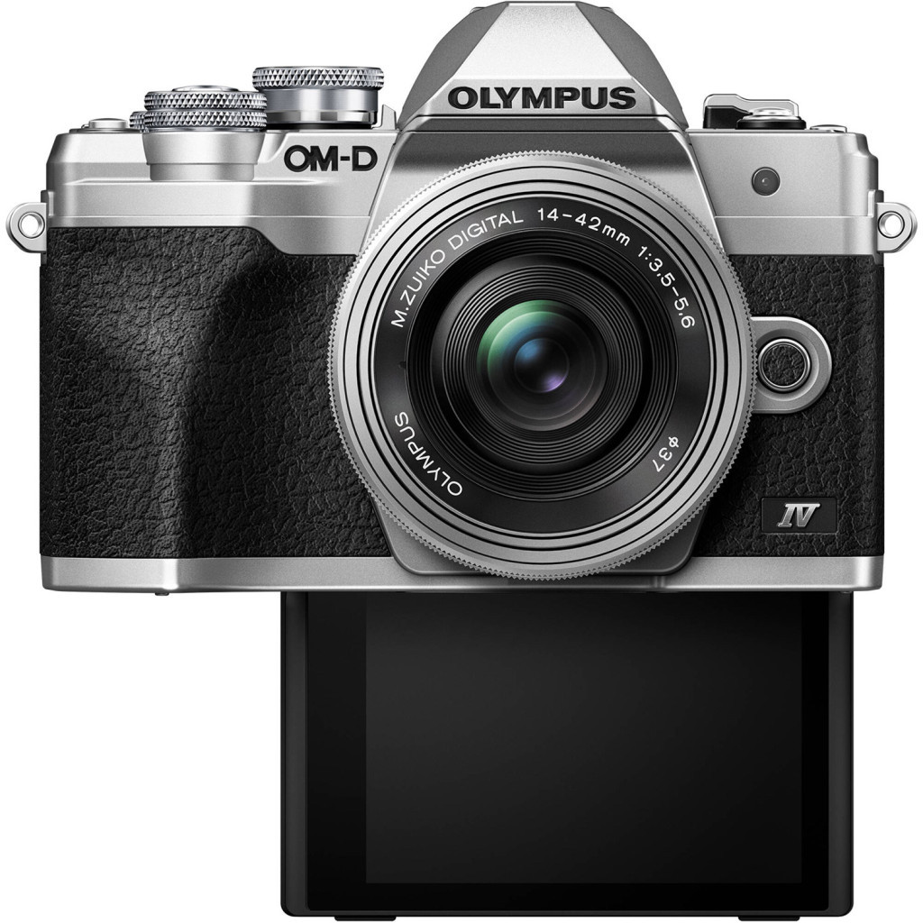 Цифровий фотоапарат Olympus E-M10 mark IV Pancake Zoom 14-42 mm Kit silver (V207132SE000) - зображення 7