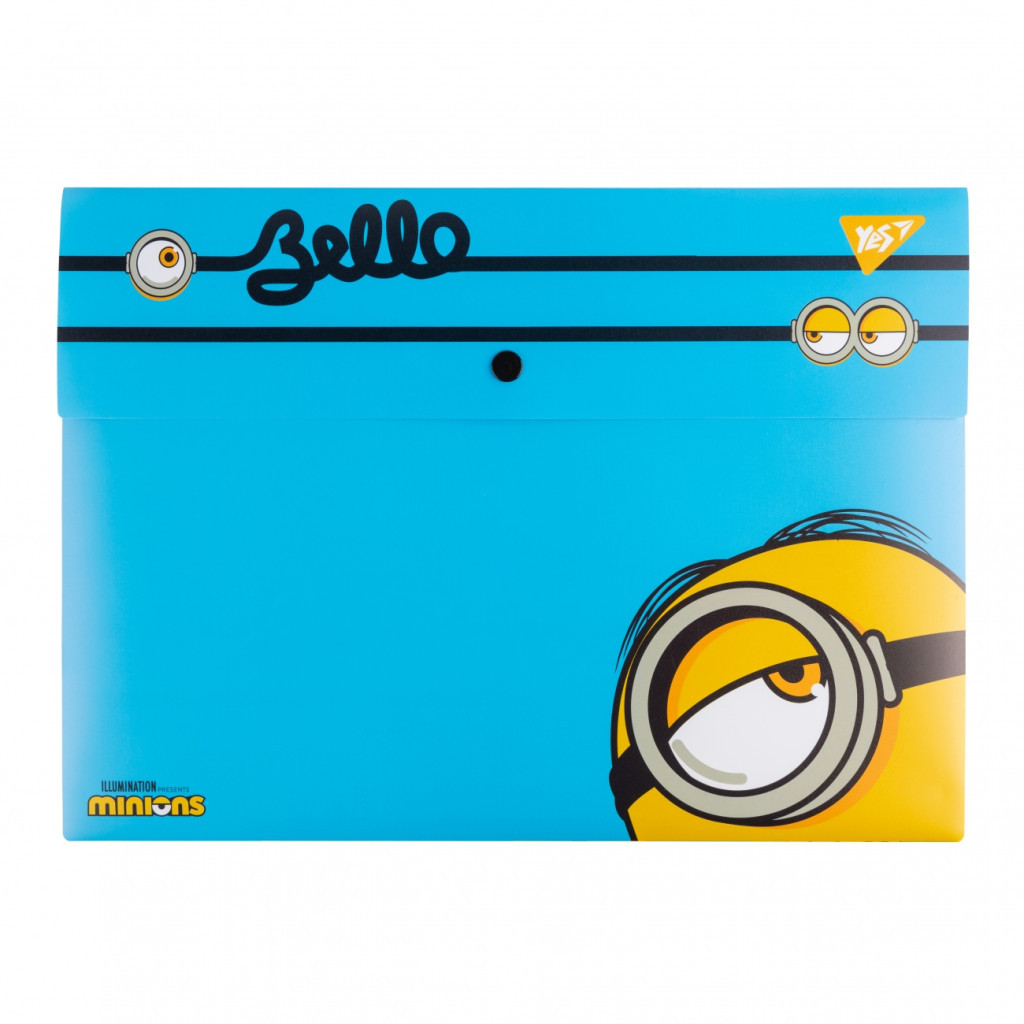 Папка - конверт Yes на кнопці А4 Minions (491949) - зображення 1