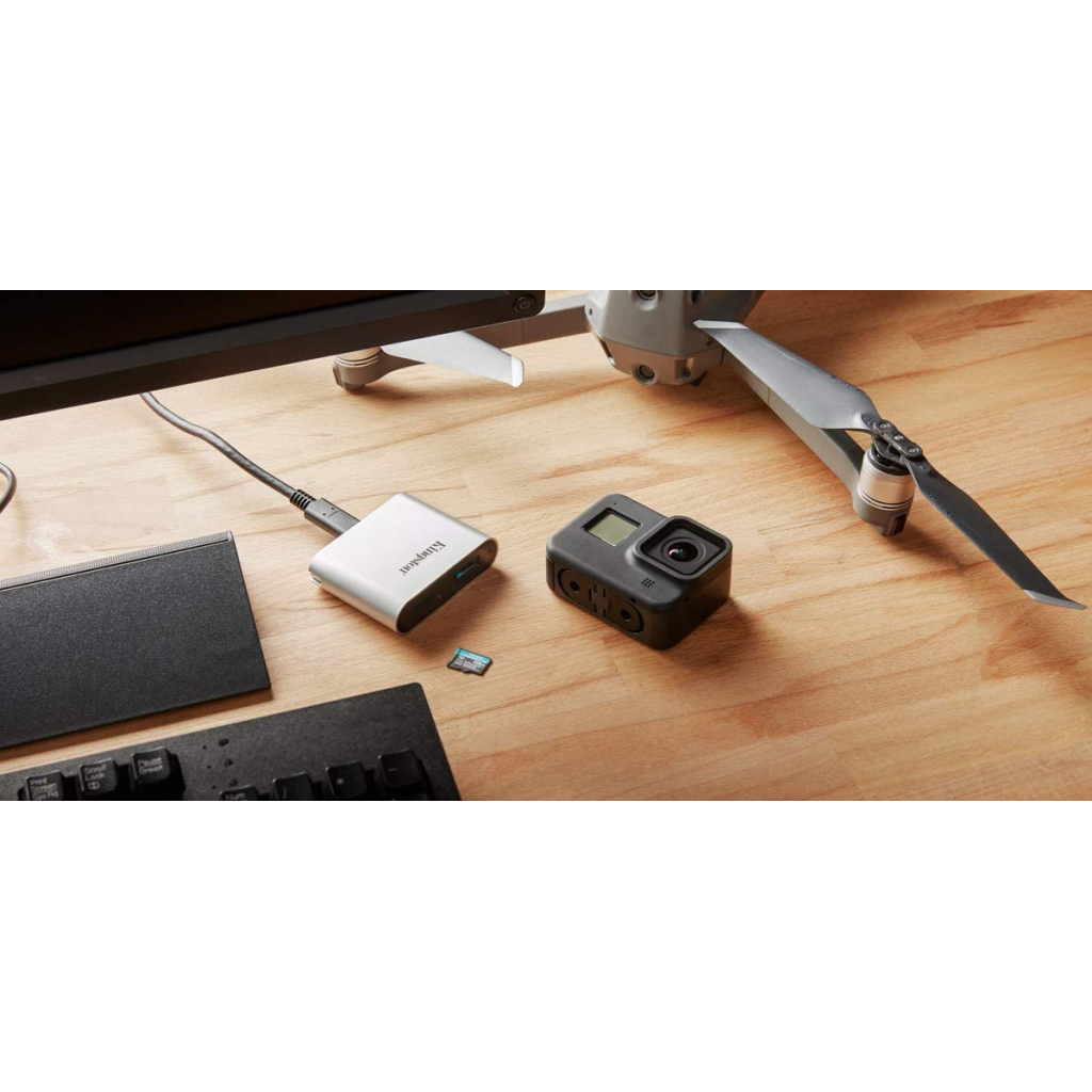 Зчитувач флеш-карт Kingston Workflow Dual-Slot microSDHC/XC UHS-II (WFS-SDC) - зображення 3