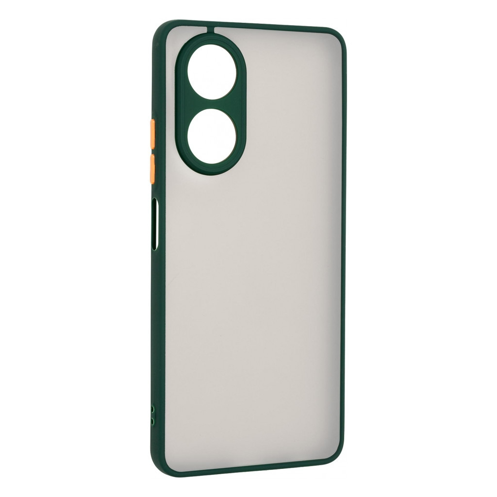 Чохол до мобільного телефона Armorstandart Frosted Matte OPPO A58 4G Dark Green (ARM71066) - зображення 1