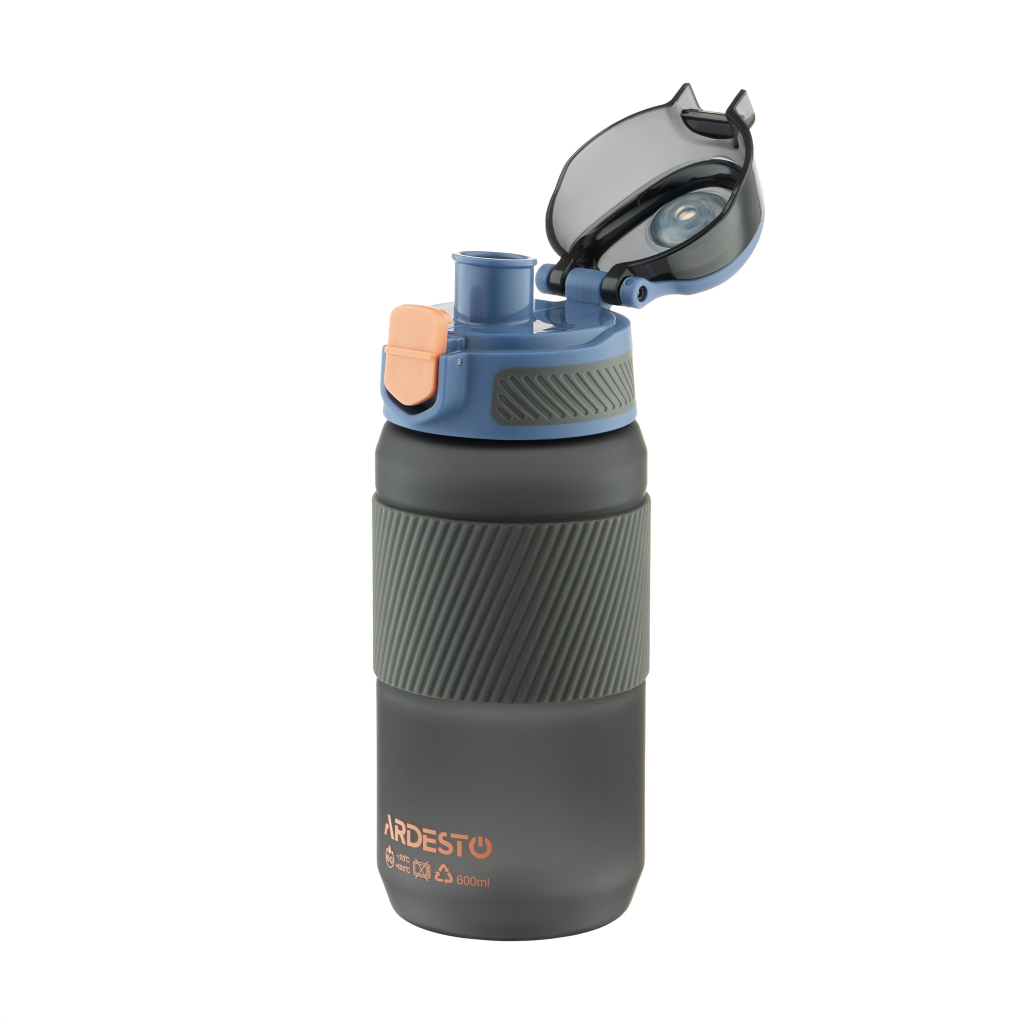 Пляшка для води Ardesto Spring 600мл чорний (AR2260SB) - зображення 5
