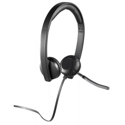 Навушники Logitech H650e Dual USB Wired Headset (981-000519) - зображення 3