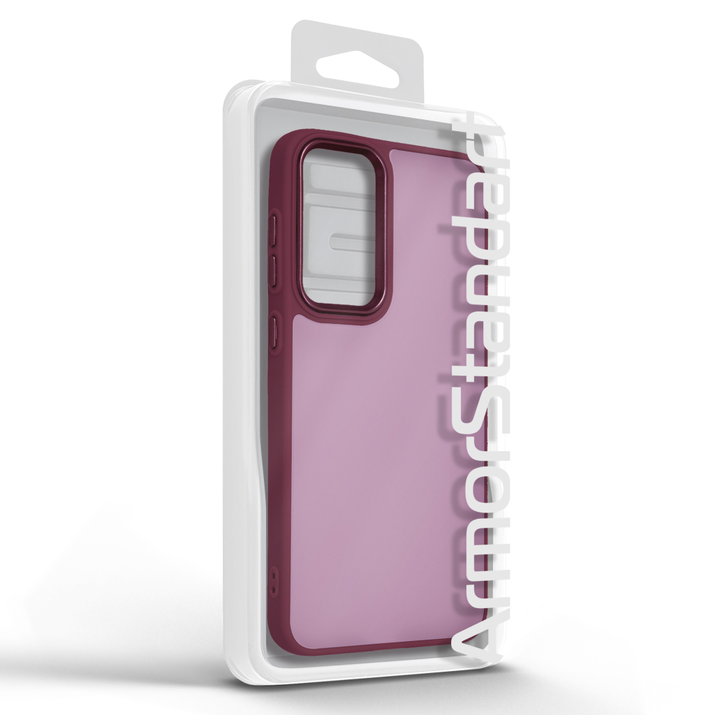Чохол до мобільного телефона Armorstandart Frame Samsung A56 5G Wine Red (ARM84819) - зображення 3