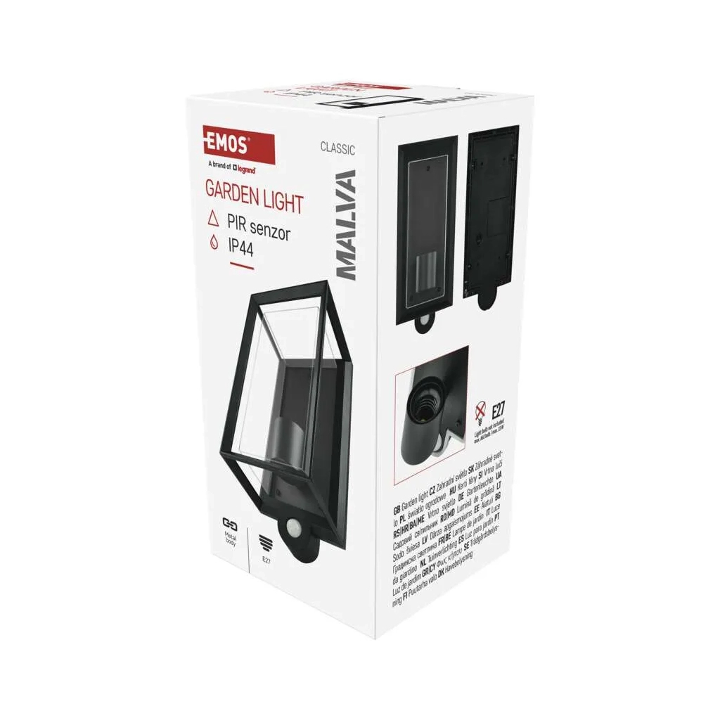 Світильник EMOS E27 IP44 15W з датчиком руху (ZGH040P) - picture 7