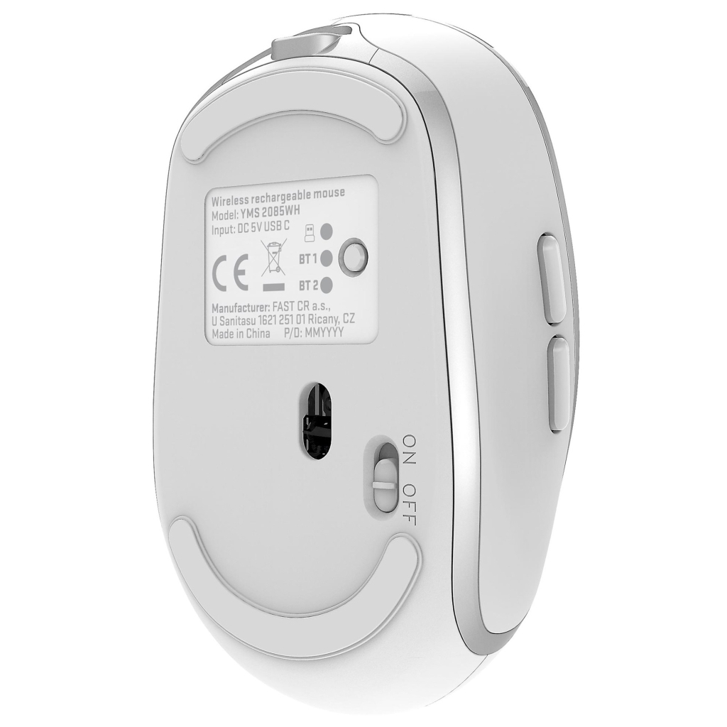 Мишка YENKEE YMS 2085WE Noble Wireless/Bluetooth White (45019715) - зображення 7
