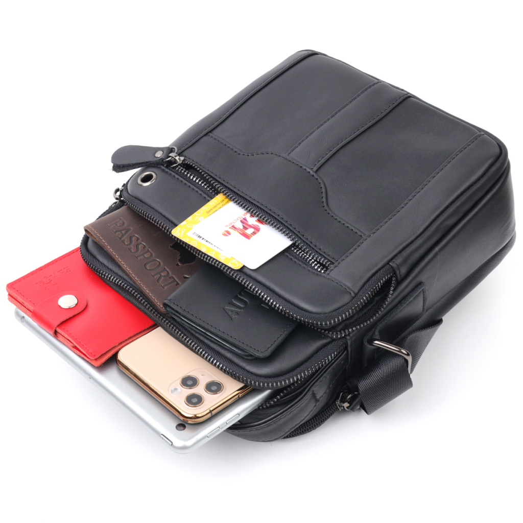 Сумка Vintage Чорна (20826) - зображення 8