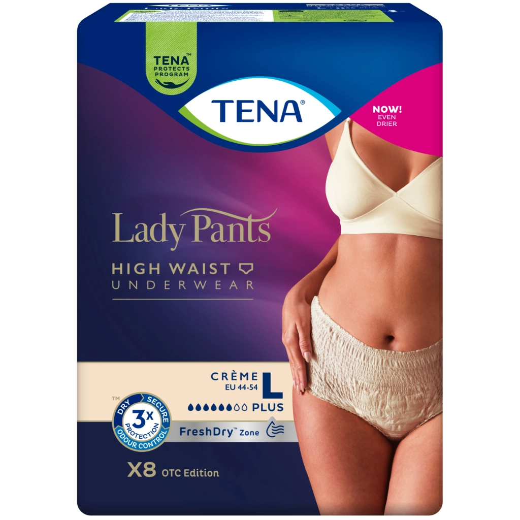 Підгузки для дорослих Tena Lady Pants Plus L для жінок Large 8 шт Creme (7322540920796) - зображення 2