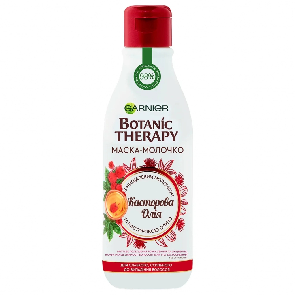 Маска для волосся Garnier Botanic Therapy молочко Касторова олія 250 мл (3600542265683) - зображення 3